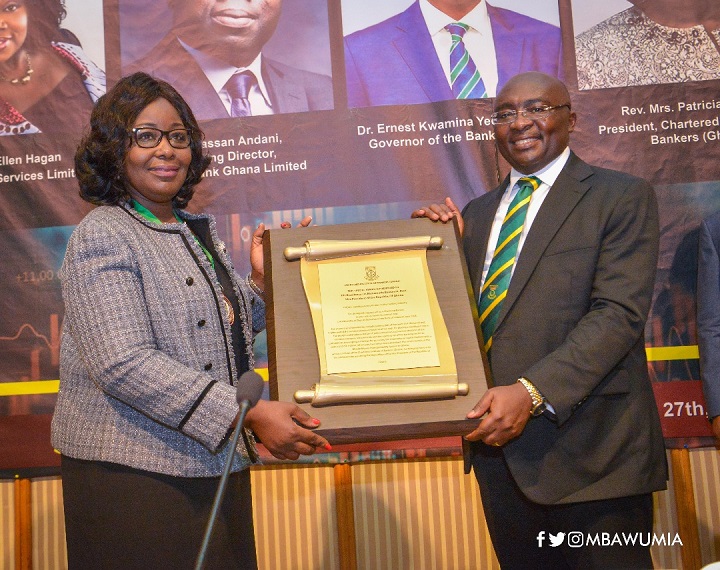 Chartered Institute of Bankers (Ghana) Honours Dr Bawumia - Otec 102.9 FM