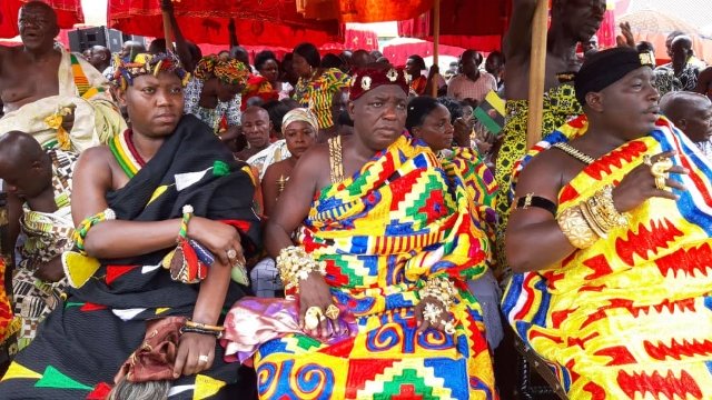 Photos: Colourful Asante culture on display as Asantehene marks 20th ...