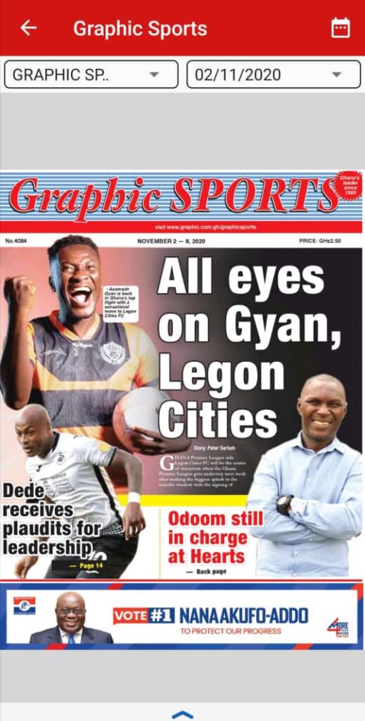 Newspaper headlines of Monday, November 2, 2020 21