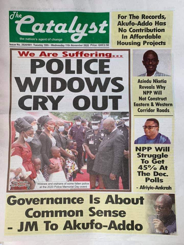 Newspaper headlines of Tuesday, November 10, 2020 22 Newspaper headlines of Tuesday, November 10, 2020 21