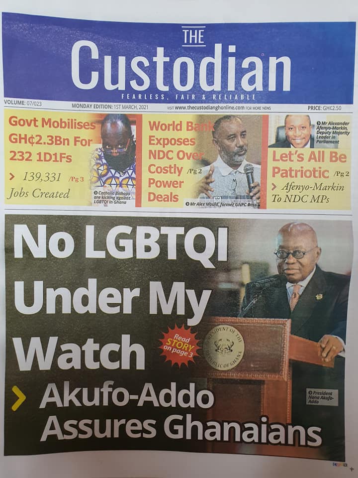 Newspaper Headlines of Monday, 1 March 2020 90 Newspaper Headlines of Monday, 1 March 2020 89